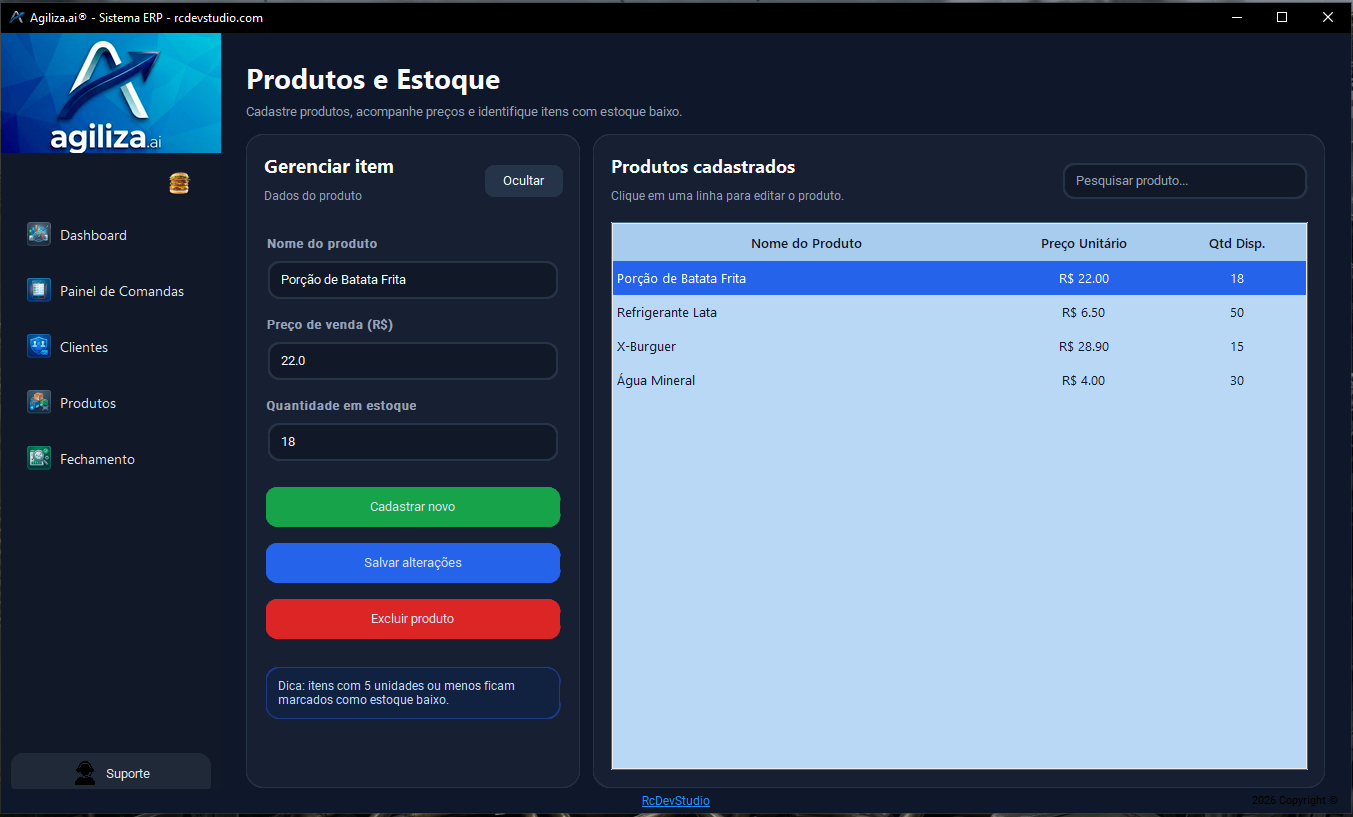 Imagem do sistema Agiliza.ai 5