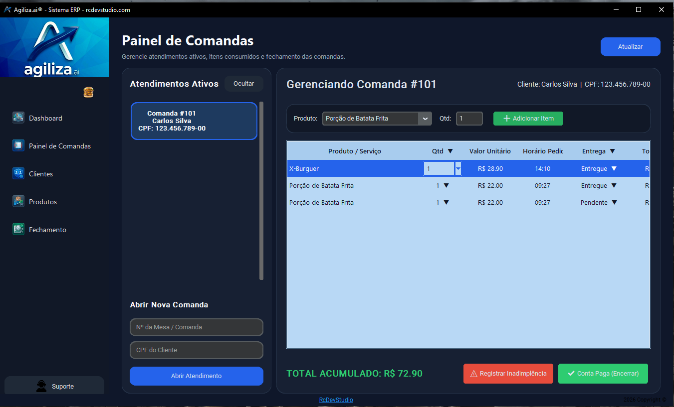 Imagem do sistema Agiliza.ai 6